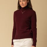 Turtleneck Sweater_Burgundy