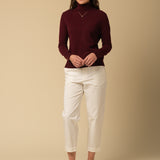 Turtleneck Sweater_Burgundy