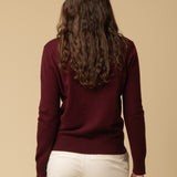 Turtleneck Sweater_Burgundy