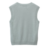V Neck Vest_Pistachio