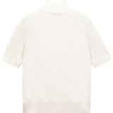 High Neck Shortsleeve_Ivory