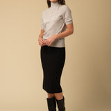 High Neck Shortsleeve_Grey