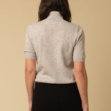 High Neck Shortsleeve_Grey