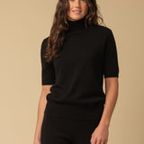 High Neck Shortsleeve_Black