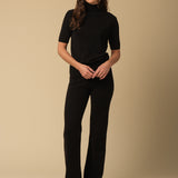 High Neck Shortsleeve_Black