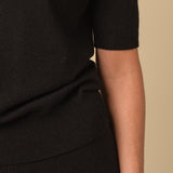 High Neck Shortsleeve_Black