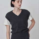 Detachable Sleeve Top_Graphite