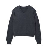 Detachable Sleeve Top_Graphite
