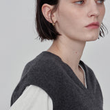 Detachable Sleeve Top_Graphite