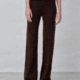 Straight Fit Pants_Brown