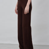 Straight Fit Pants_Brown