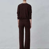 Straight Fit Pants_Brown