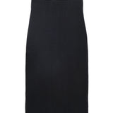 Straight Midi Skirt_Black