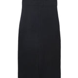 Straight Midi Skirt_Black