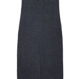 Straight Midi Skirt_Graphite