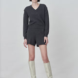 Cashmere Shorts_Graphite