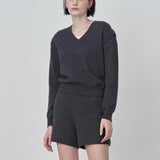 Cashmere Shorts_Graphite
