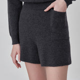 Cashmere Shorts_Graphite