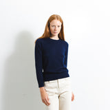 Classic Crew Neck Sweater_Navy