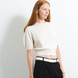 Puff Shortsleeve Top_Ivory