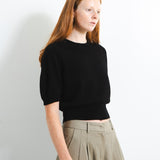 Puff Shortsleeve Top_Black