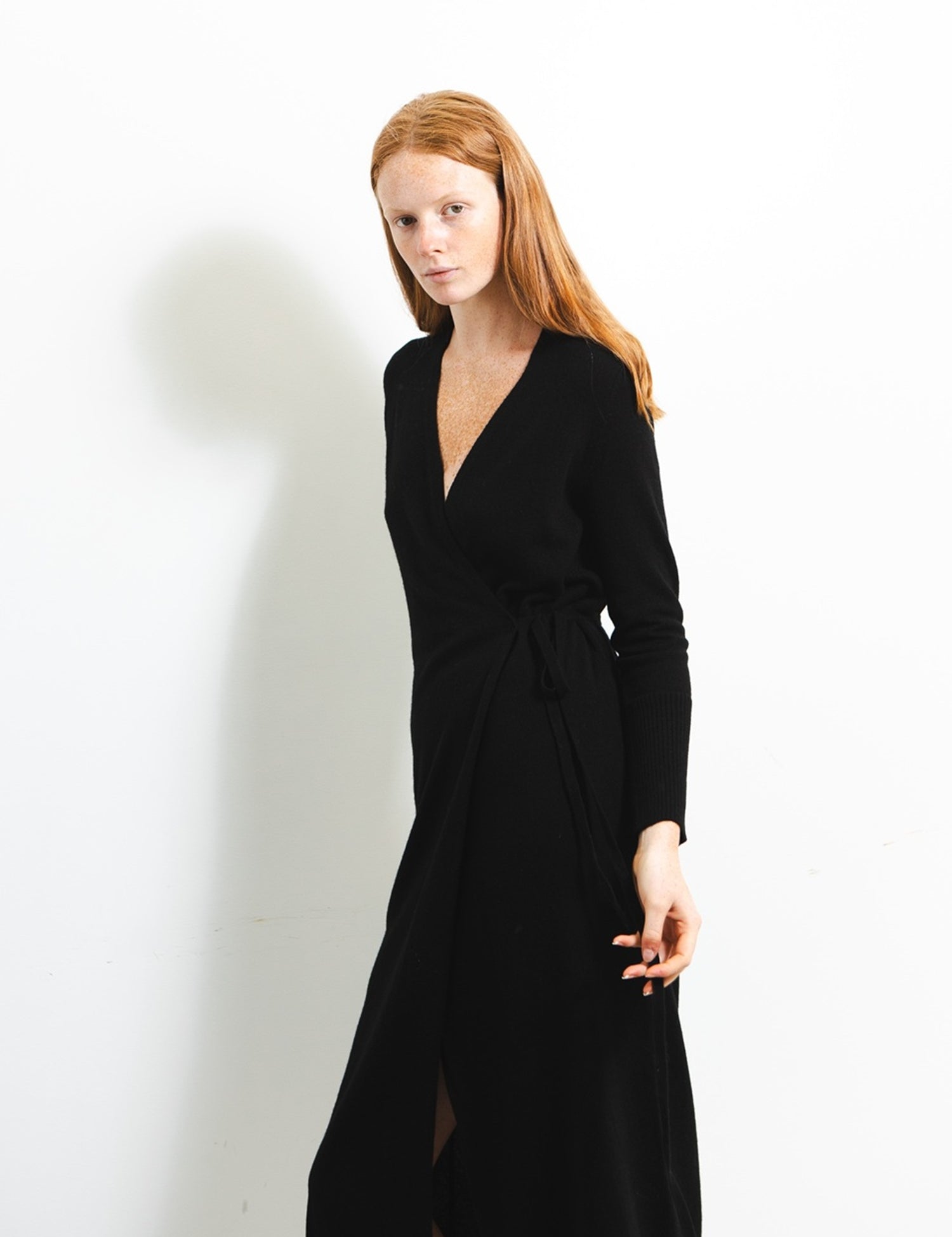 WOMEN WRAP DRESS Pure Cashmere NYC WOMEN WRAP DRESS Pure Cashmere NYC