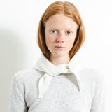 TRIANGLE SCARF_Ivory