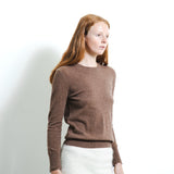 Classic Crew Neck Sweater_Mocha