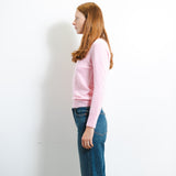 Classic Crew Neck Sweater_Pink Blush