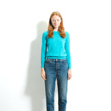 Classic Crew Neck Sweater_French Blue
