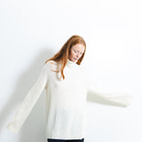 Ribbed Turtleneck Sweater_Ivory