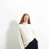 Ribbed Turtleneck Sweater_Ivory
