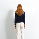 Classic Crew Neck Sweater_Navy