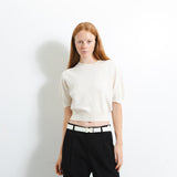 Puff Shortsleeve Top_Ivory