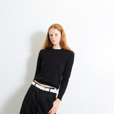 Classic Crew Neck Sweater_Black