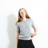 Brushed Polo Shortsleeve_Grey Pearl