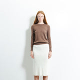 Classic Crew Neck Sweater_Mocha