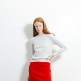 Classic Crew Neck Sweater_Grey