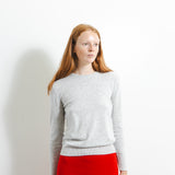 Classic Crew Neck Sweater_Grey