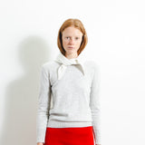 TRIANGLE SCARF_Ivory