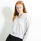 Sailor Collar Top_Grey