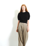 Puff Shortsleeve Top_Black