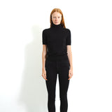 High Neck Shortsleeve_Black