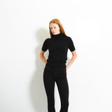 High Neck Shortsleeve_Black