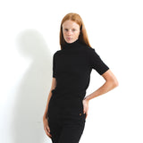 High Neck Shortsleeve_Black