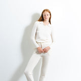 Classic Polo Sweater_Vintage White