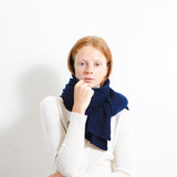 Oversized Scarf_Navy