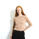 Classic Crew Neck Sweater_Camel