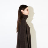 Ribbed Turtleneck Sweater_Brown