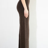 Straight Fit Pants_Brown